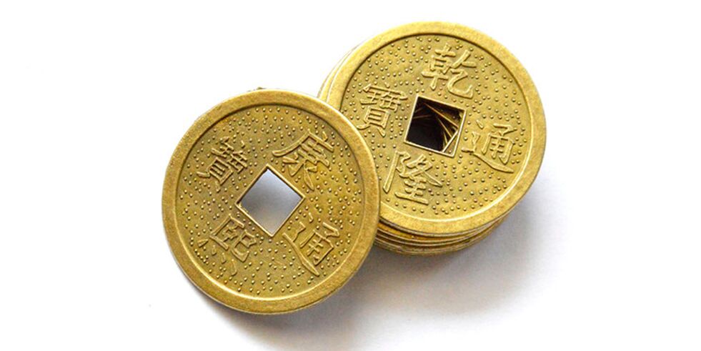 Chińska moneta jako talizman na szczęście